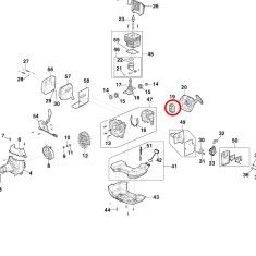 Tapa perillos Original desbrozadora Mountfield mb 35d 2